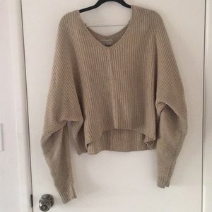 Crop sweater